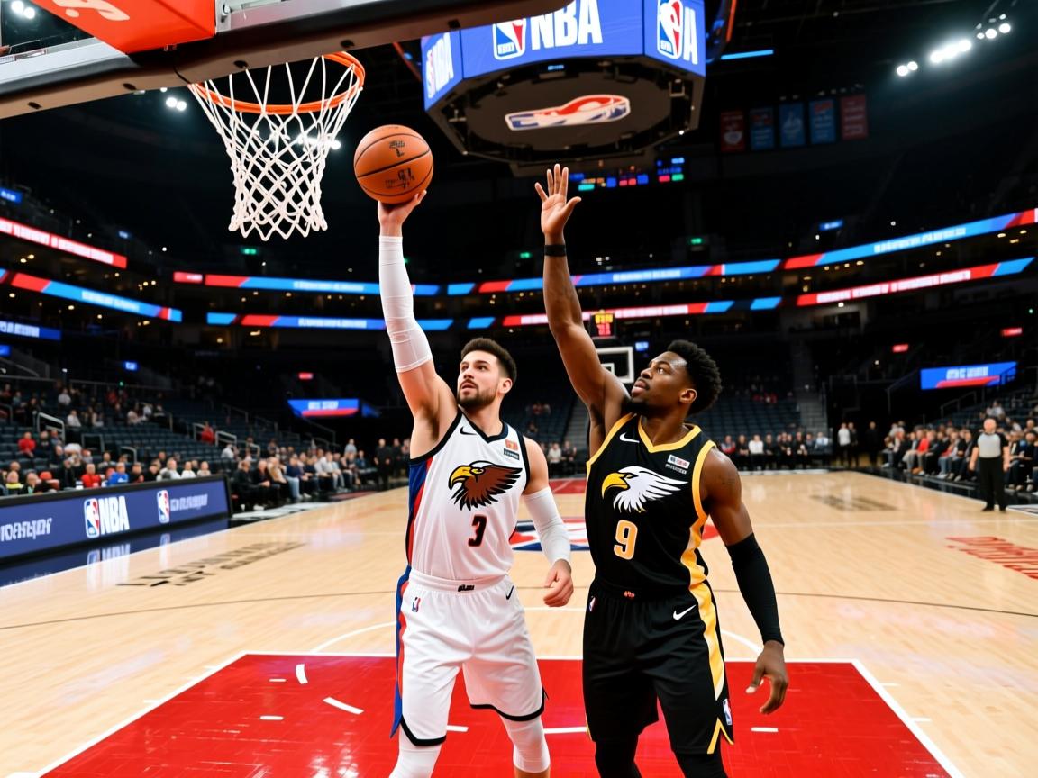 篮网击败老鹰继续保持领先 第1张