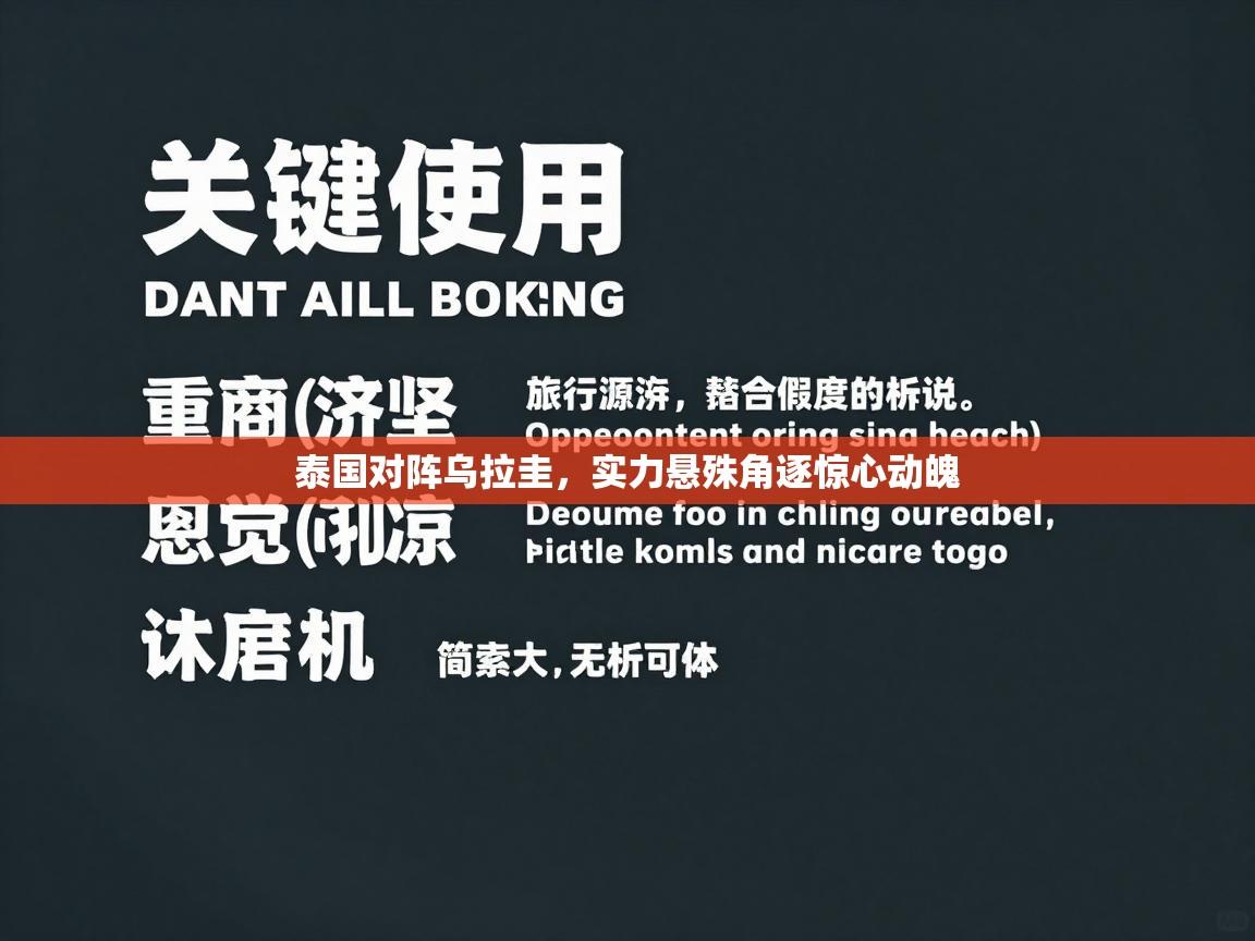 泰国对阵乌拉圭，实力悬殊角逐惊心动魄  第2张